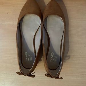 Brown Suede Flats